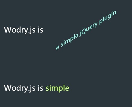 jQuery wodry